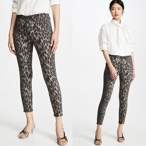 L’AGENCE Margot High Rise Skinny Jeans Dark Olive